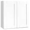 Shaker Satin White Stock Assembled Wall Kitchen Cabinet (30 in. x 30 in. x 12 in.)