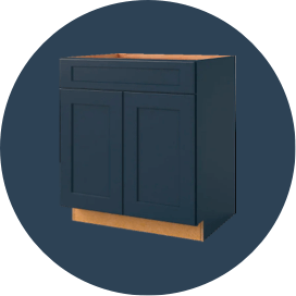 kitchen cabinetry blue