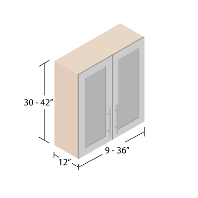 wall cabinet sizes