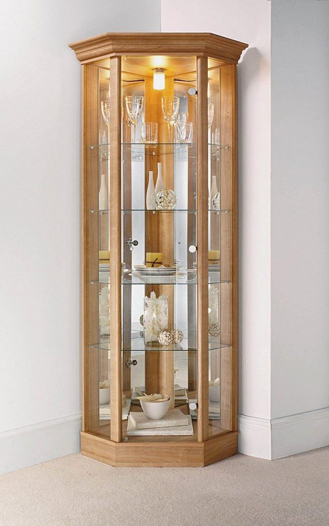 Corner Glass Cabinet 2