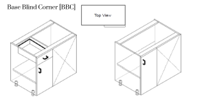 Base Blind Corner Cabinet Dimensions